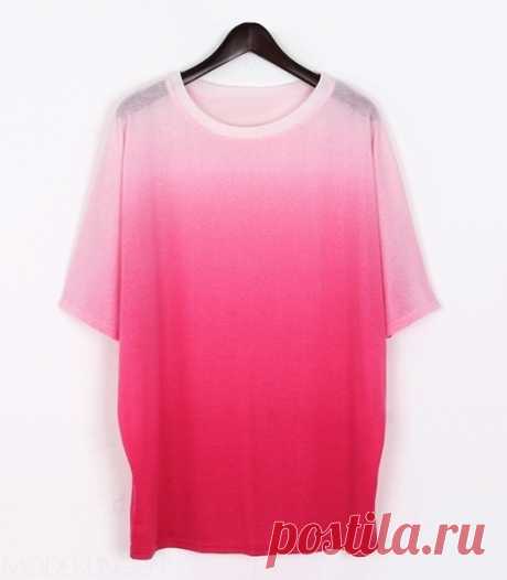 Сильный градиент / Футболки DIY / Модный сайт о стильной переделке одежды и интерьера