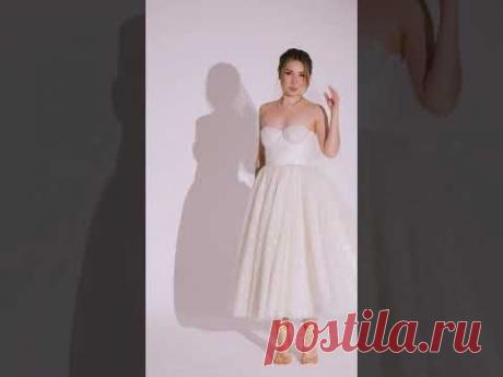 Сшила выпускное платье с чашечками 🤩