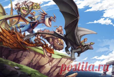 Картинки «Как приручить дракона» (36 фото) ⭐ Забавник