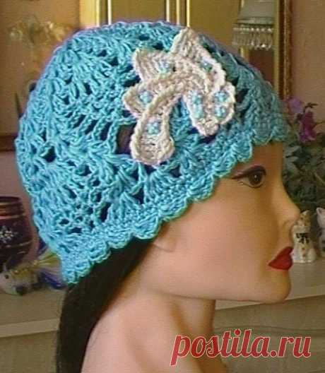 Летние шапки крючком...