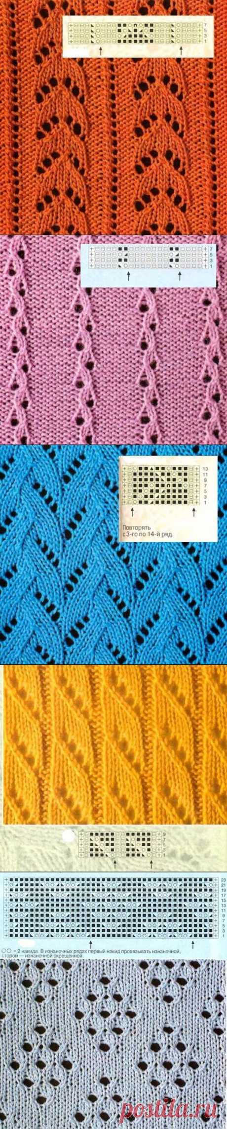 узоры спицами