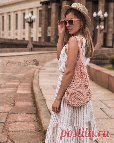 Как связать авоську крючком