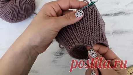 Как связать ворот у свитера!