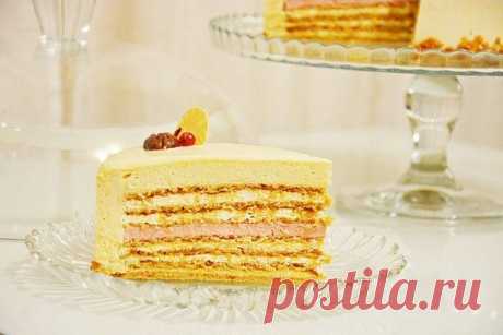 Sweet & Spicy - Медово-карамельный торт с клюквой.