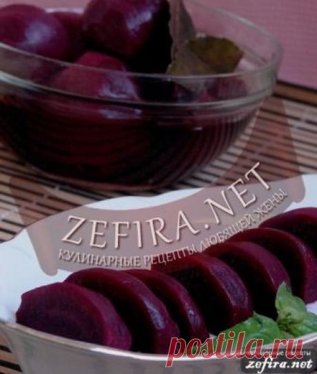 Вкусная маринованная свекла на зиму — рецепт приготовления — Кулинарные рецепты любящей жены