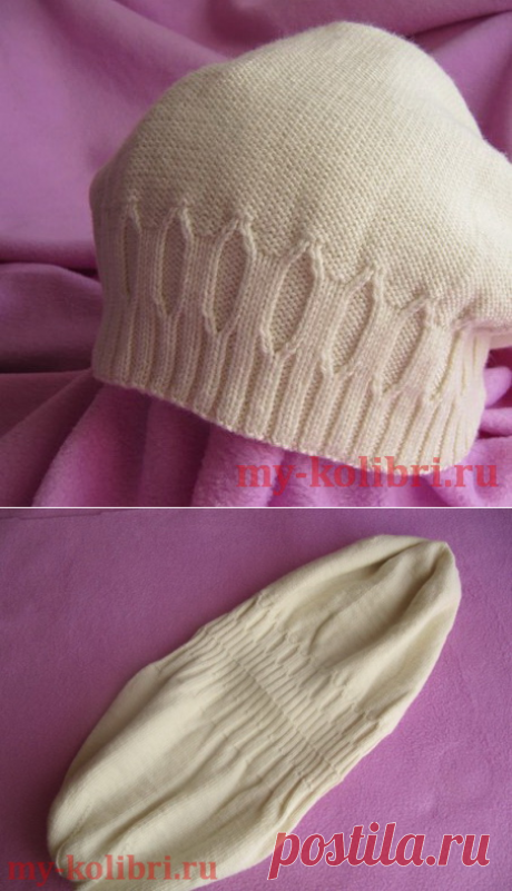 Двойная шапка спицами «Savage»