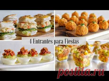 4 ЗАКУСКИ для вечеринок и торжеств | Разнообразные и очень оригинальные тапас | ДариксЛАБ