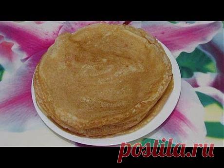 Блины на молоке - Вкусно и Просто - YouTube