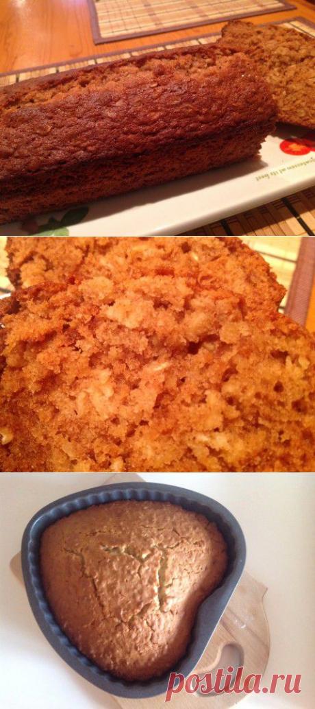 Овсяно-медовый кекс с корицей. | Давай поговорим