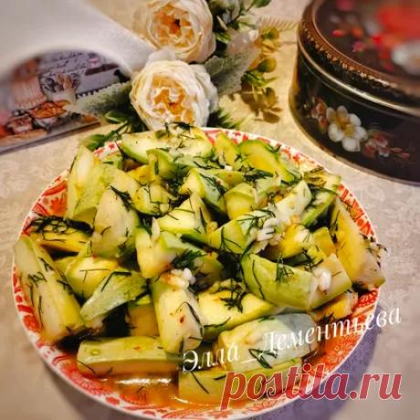 Кабачки маринованные "Быстрые" рецепт с фото пошаговый от Элла Дементьева ✓Амбассадор - Овкусе.ру