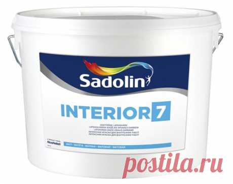 SADOLIN INTERIOR 7 Краска для стен и потолка купить по низкой цене