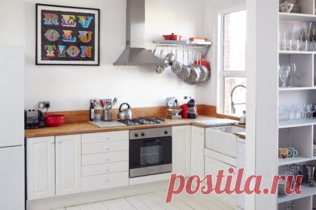 Белая кухня с деревянной столешницей: современные фото и варианты дизайна