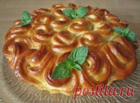 Пирог «Цветочная клумба» и «Кружевные булочки»