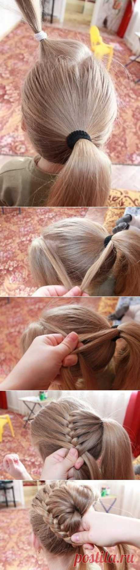 Аккуратная прическа для девочки
