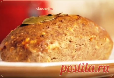 Мясной хлеб в духовке Уникальный рецепт, любимого всеми мужчинами блюда, напоминающего по своей форме хлеб. Мясной хлеб, приготовленный в духовке с ароматными специями и чесноком можно нарезать, ка…