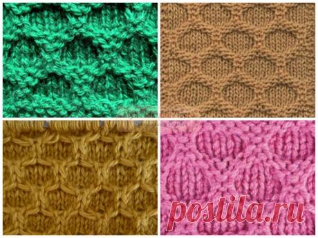 Красивый узор спицами: сота. ТОП - 10 идей по вязанию + описание