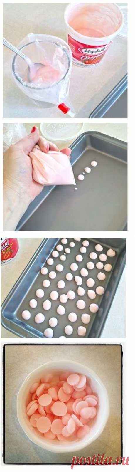 Замороженный йогурт. В жару освежающе Frozen Yogurt Dots!