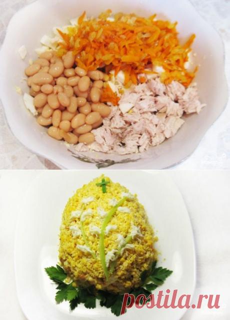 Салат "Пасхальное яйцо" - Простые рецепты Овкусе.ру