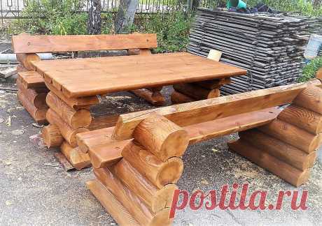 садовая мебель из бревен своими руками – Google Поиск