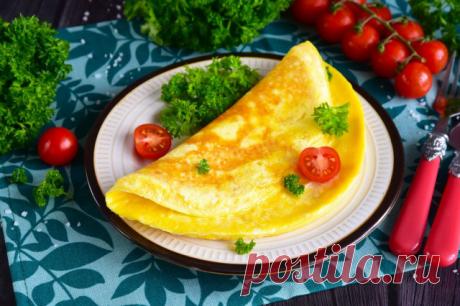 Омлет классический с молоком на сковороде рецепт с фото пошагово и видео - 1000.menu