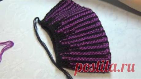 Вязание спицами ДОМАШНИЕ ТАПОЧКИ СЛЕДКИ