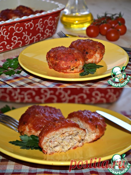 Мясные котлеты с овощами "Сочные" - кулинарный рецепт