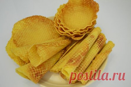 Вафельные трубочки