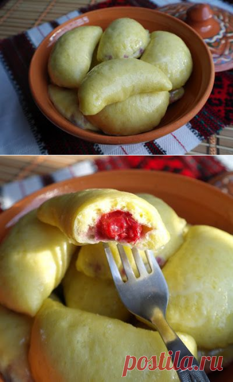 Просто и вкусно: Вареники из творожного теста на пару