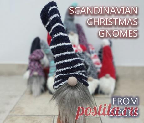 Scandinavian Christmas Gnomes From Socks: 7 Steps (with Pictures)