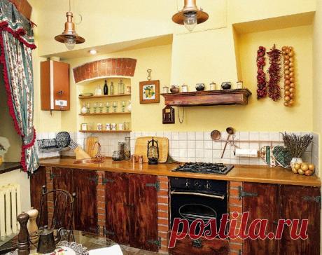 Интерьер кухни в русском стиле — Наши дома