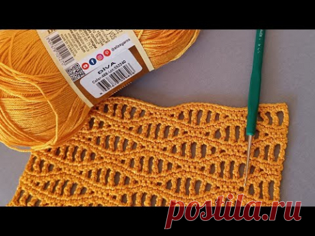 PERFECT❗very beautiful and simple crochet scarf blanket bedspread pattern
