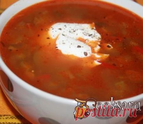 Острый мясной суп (второго дня) фото рецепт приготовления