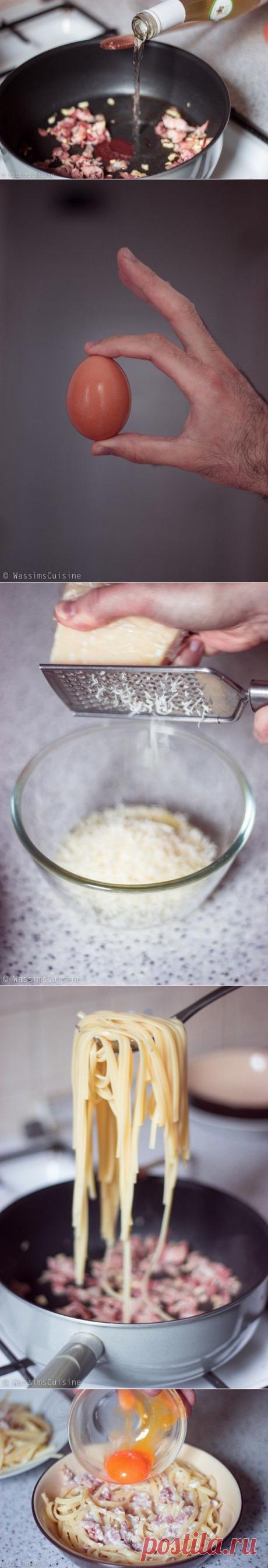 Как приготовить лингвини а-ля карбонара - рецепт, ингридиенты и фотографии