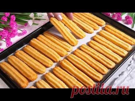 Самое быстрое печенье за 10 минут! Легко приготовить, простой рецепт! К чаю за минуты