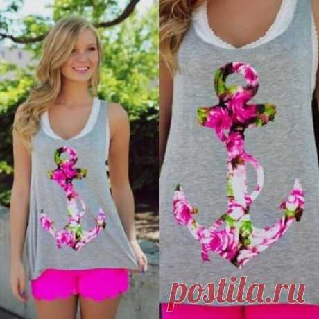 Футболку, тунику из двух одну. Это не переделки, это новая вещь | Вертолет на пенсии | Яндекс Дзен