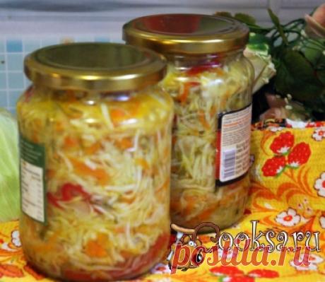 Капустный салат на зиму фото рецепт приготовления