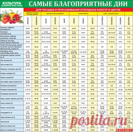 Лунно-посевной календарь садовода-огородника на 2016 год