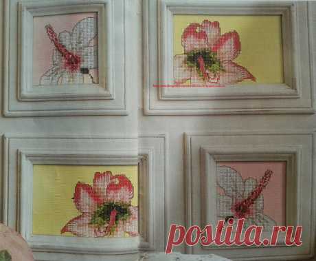 GRAFICOS PUNTO DE CRUZ GRATIS : FLORES(28)