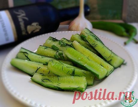 Малосольные огурцы на грузинский манер – кулинарный рецепт