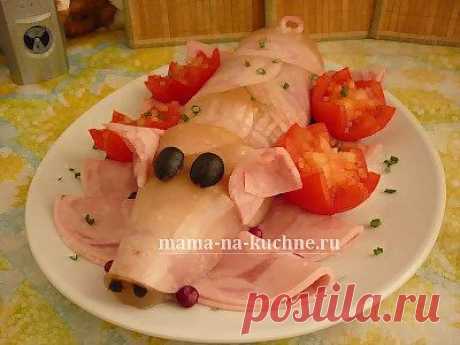 Готовим для детей: холодец в бутылке = "поросенок" :)