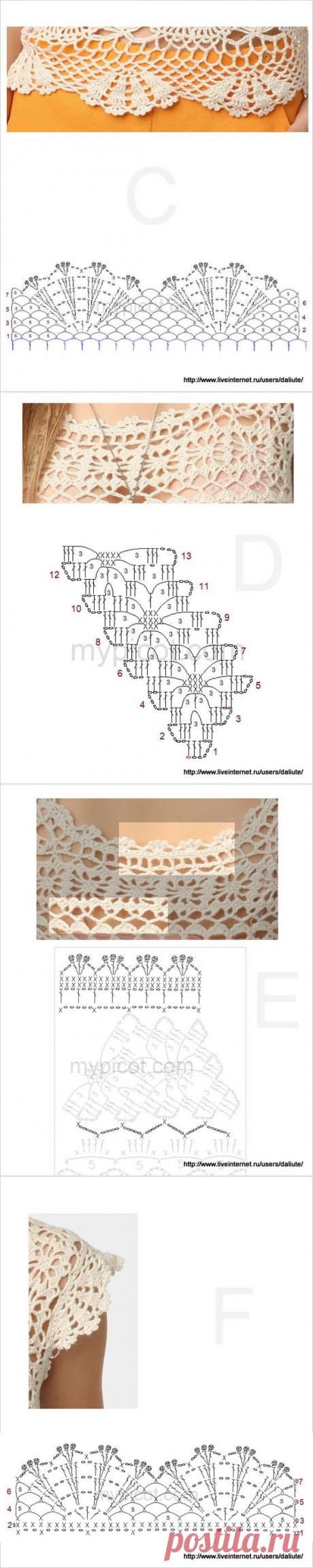 Не прощаемся с летом - топ крючком..