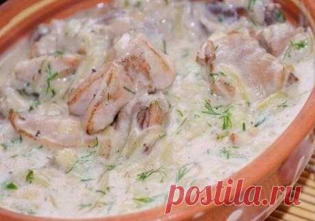 Гульчехра в нежном соусе.