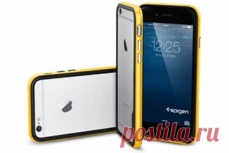 Чехол  бампер для iPhone 6 SGP Case Neo Hybrid EX Series Reventon Yellow купить дешево в Киеве или с доставкой в любой другой город Украины!