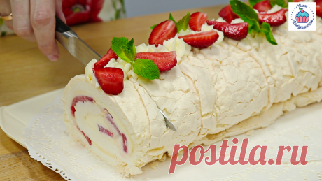 Знаменитый Меренговый РУЛЕТ! Самый удачный рецепт! | Ольга Шобутинская | Дзен