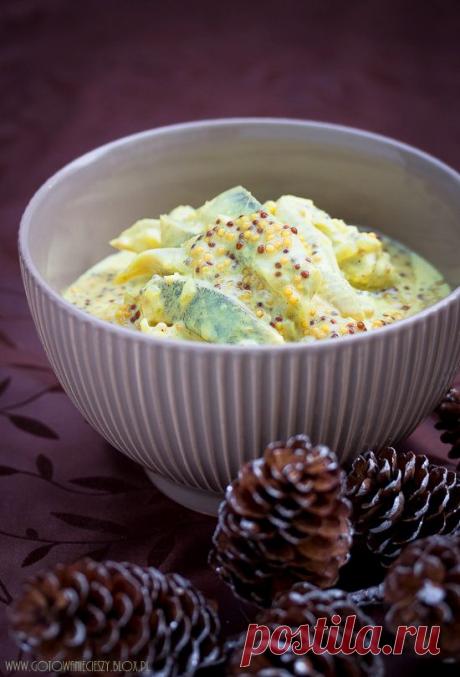 СЕЛЬДЬ В ГОРЧИЧНОМ СОУСЕ.