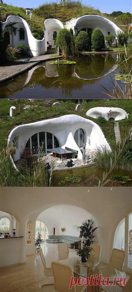 Необычный поселок из подземных домов в Швейцарии | Наш уютный дом