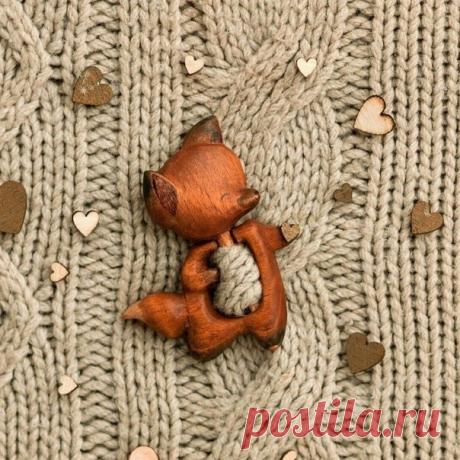 Красивые деревянные броши Olha_toys
Очень милые броши из дерева в виде разных зверушек.