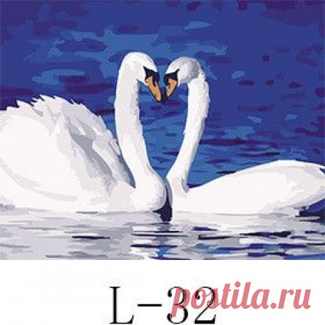 бескаркасных DIY Живопись By Numbers Акриловые Рисование Искусство Набор Холст Wall Аватар украшения дома Ручная роспись Картинка в живописи и каллиграфии из дома и сада на Aliexpress.com