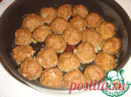 Ароматные котлетные шарики, запеченные в духовке - кулинарный рецепт