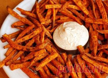 Запеченный картофель фри